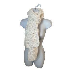 Handmade Scarf Off White /Cream